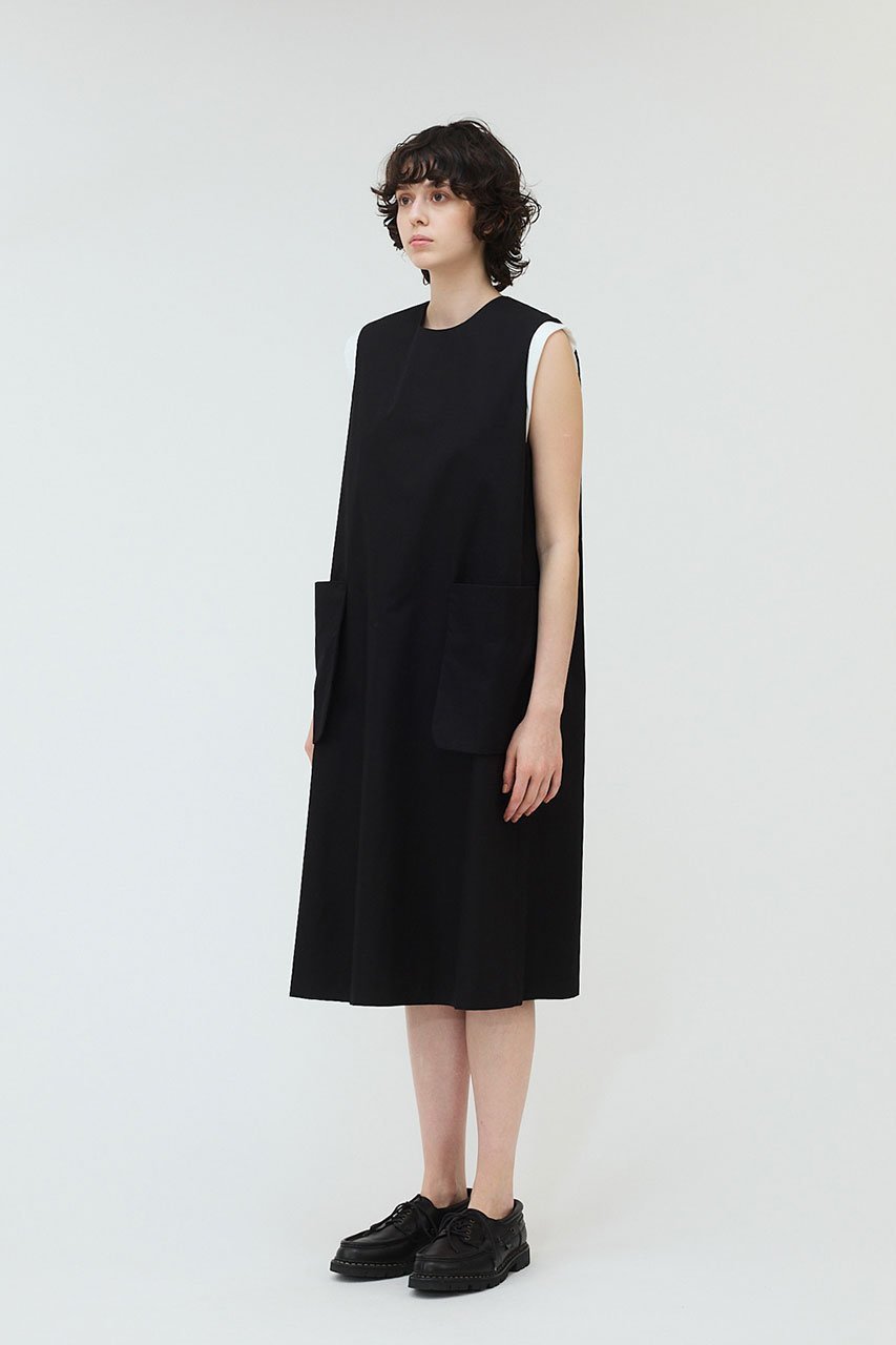 【ミズイロ インド/mizuiro ind】のA line side pockets OP ワンピース 人気、トレンドファッション・服の通販 founy(ファニー) 　ファッション　Fashion　レディースファッション　Fashion for Women　ワンピース　Dresses　チュニック　Tunic Tops & Dresses　スクエア　Square, Square Shape　チュニック　Tunic, Long Top　ノースリーブ　Sleeveless, No-Sleeve　ポケット　Pocket, Pocket Detail　ロング　Long, Long-Length　エレガント 上品　Elegant　other-6|ID: prp329100004483010 ipo3291000000032862564