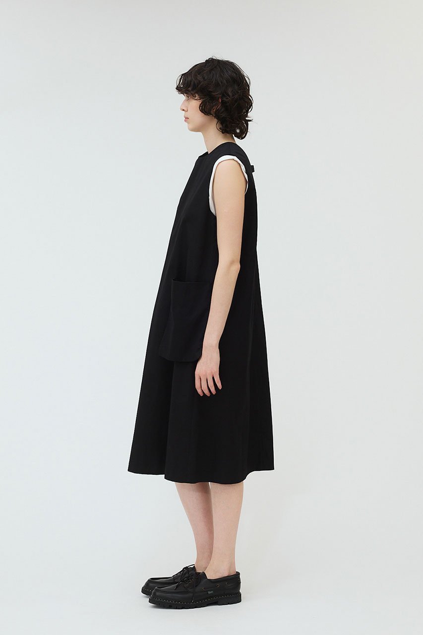 【ミズイロ インド/mizuiro ind】のA line side pockets OP ワンピース 人気、トレンドファッション・服の通販 founy(ファニー) 　ファッション　Fashion　レディースファッション　Fashion for Women　ワンピース　Dresses　チュニック　Tunic Tops & Dresses　スクエア　Square, Square Shape　チュニック　Tunic, Long Top　ノースリーブ　Sleeveless, No-Sleeve　ポケット　Pocket, Pocket Detail　ロング　Long, Long-Length　エレガント 上品　Elegant　other-7|ID: prp329100004483010 ipo3291000000032862569