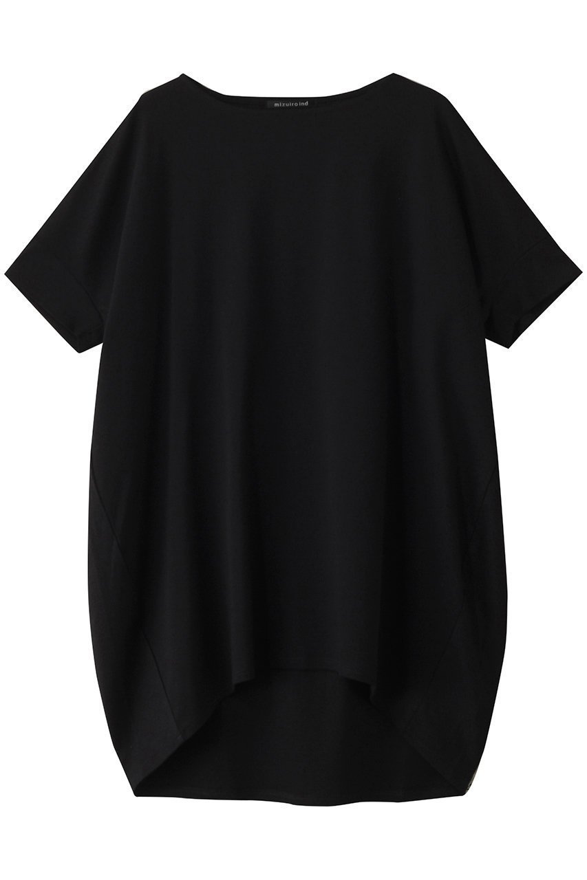 【ミズイロ インド/mizuiro ind】のboat neck cocoon P/O プルオーバー インテリア・キッズ・メンズ・レディースファッション・服の通販 founy(ファニー) 　ファッション　Fashion　レディースファッション　Fashion for Women　トップス・カットソー　Cut & Sew Tops　シャツ・ブラウス・オフィスカジュアル　Elegant Blouses & Button-Ups　カジュアルプルオーバー・ニットトップス　Pullovers & Knit Tops / Casual Pullovers　ショート　Short, Short Length　スリーブ　Sleeve, Long Sleeve / Short Sleeve　ボトム　Bottoms, Lower Wear　リラックス　Relax, Relaxed Fit　black|ID: prp329100004483011 ipo3291000000032809322
