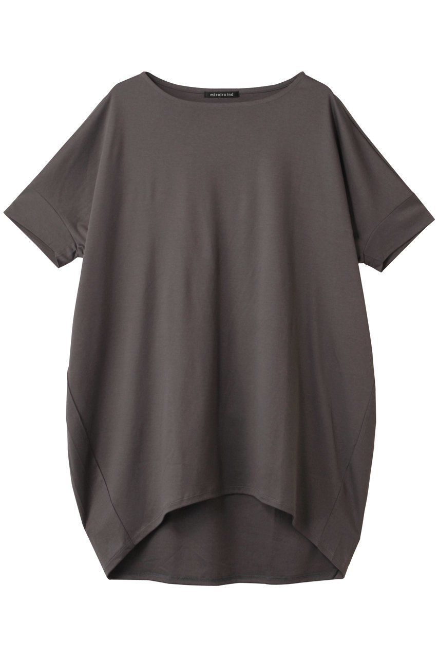 【ミズイロ インド/mizuiro ind】のboat neck cocoon P/O プルオーバー インテリア・キッズ・メンズ・レディースファッション・服の通販 founy(ファニー) 　ファッション　Fashion　レディースファッション　Fashion for Women　トップス・カットソー　Cut & Sew Tops　シャツ・ブラウス・オフィスカジュアル　Elegant Blouses & Button-Ups　カジュアルプルオーバー・ニットトップス　Pullovers & Knit Tops / Casual Pullovers　ショート　Short, Short Length　スリーブ　Sleeve, Long Sleeve / Short Sleeve　ボトム　Bottoms, Lower Wear　リラックス　Relax, Relaxed Fit　c.gray|ID: prp329100004483011 ipo3291000000032809324