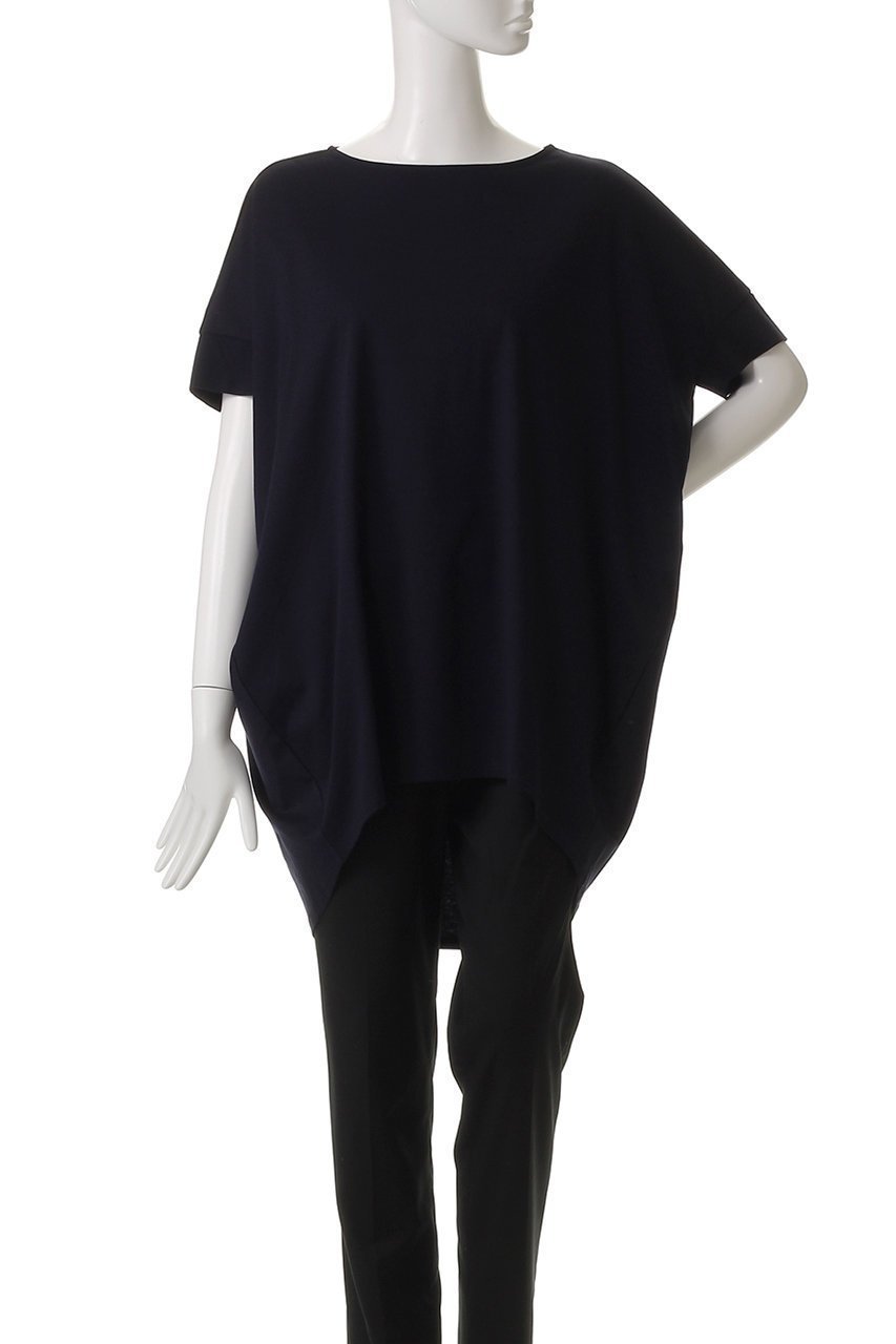 【ミズイロ インド/mizuiro ind】のboat neck cocoon P/O プルオーバー 人気、トレンドファッション・服の通販 founy(ファニー) 　ファッション　Fashion　レディースファッション　Fashion for Women　トップス・カットソー　Cut & Sew Tops　シャツ・ブラウス・オフィスカジュアル　Elegant Blouses & Button-Ups　カジュアルプルオーバー・ニットトップス　Pullovers & Knit Tops / Casual Pullovers　ショート　Short, Short Length　スリーブ　Sleeve, Long Sleeve / Short Sleeve　ボトム　Bottoms, Lower Wear　リラックス　Relax, Relaxed Fit　other-2|ID: prp329100004483011 ipo3291000000032809325