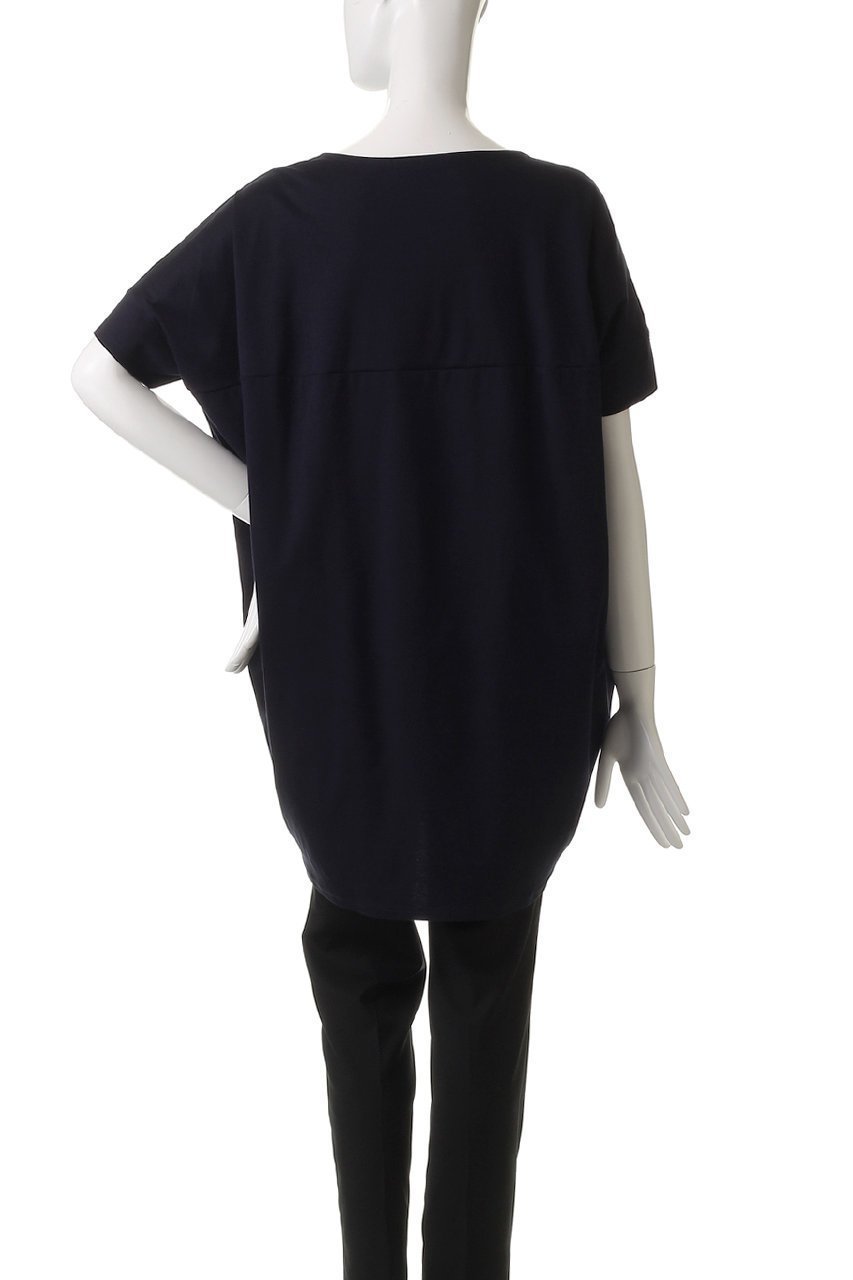 【ミズイロ インド/mizuiro ind】のboat neck cocoon P/O プルオーバー 人気、トレンドファッション・服の通販 founy(ファニー) 　ファッション　Fashion　レディースファッション　Fashion for Women　トップス・カットソー　Cut & Sew Tops　シャツ・ブラウス・オフィスカジュアル　Elegant Blouses & Button-Ups　カジュアルプルオーバー・ニットトップス　Pullovers & Knit Tops / Casual Pullovers　ショート　Short, Short Length　スリーブ　Sleeve, Long Sleeve / Short Sleeve　ボトム　Bottoms, Lower Wear　リラックス　Relax, Relaxed Fit　other-4|ID: prp329100004483011 ipo3291000000032809327