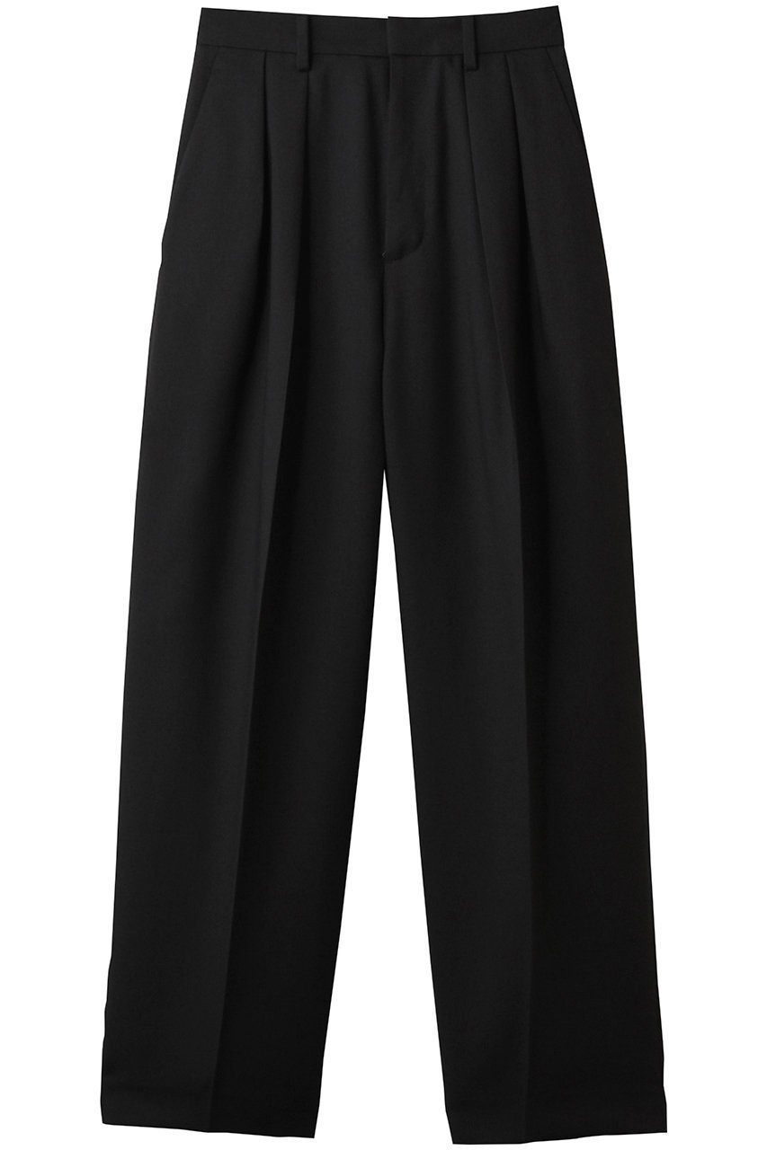 【セアン/SCEARN】のTEXTURED TWILL パンツ インテリア・キッズ・メンズ・レディースファッション・服の通販 founy(ファニー) 　ファッション　Fashion　レディースファッション　Fashion for Women　パンツ　Pants & Trousers　テクスチャー　Texture, Textured Fabric　ワイド　Wide, Wide Fit　エレガント 上品　Elegant　夏　Summer　春　Spring　S/S・春夏　SS, Spring/Summer, Warm Season　BLACK|ID: prp329100004483015 ipo3291000000032902904