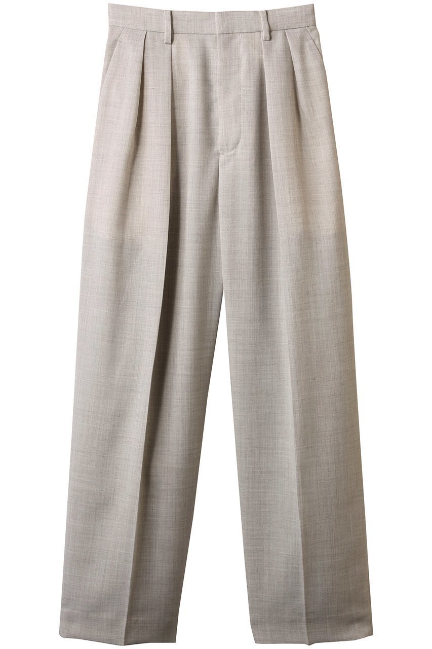 【セアン/SCEARN】のTEXTURED TWILL パンツ インテリア・キッズ・メンズ・レディースファッション・服の通販 founy(ファニー) ファッション Fashion レディースファッション Fashion for Women パンツ Pants & Trousers テクスチャー Texture, Textured Fabric ワイド Wide, Wide Fit エレガント 上品 Elegant 夏 Summer 春 Spring S/S・春夏 SS, Spring/Summer, Warm Season LIGHT GRAY|ID: prp329100004483015 ipo3291000000035767816