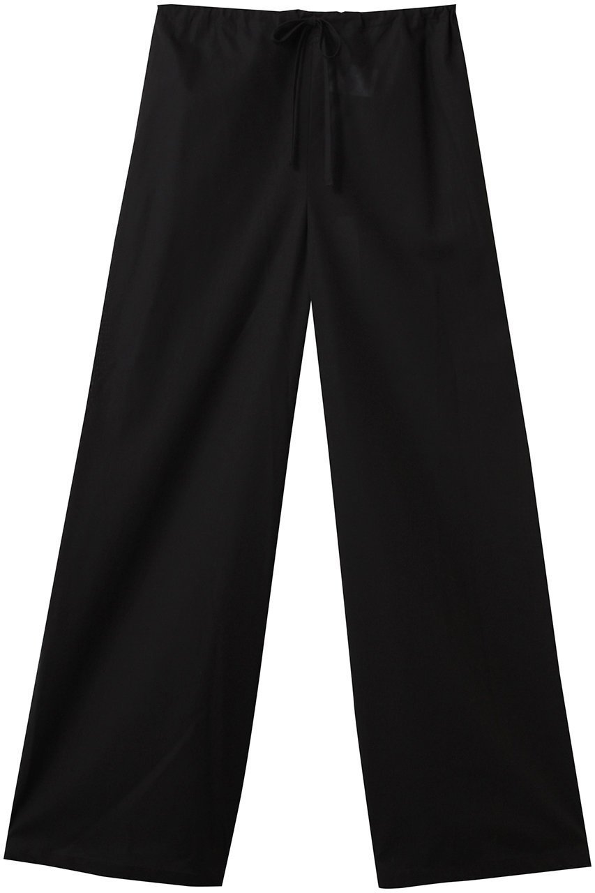 【セアン/SCEARN】のORGANIC COTTON TYPEWRITER パンツ インテリア・キッズ・メンズ・レディースファッション・服の通販 founy(ファニー) 　ファッション　Fashion　レディースファッション　Fashion for Women　パンツ　Pants & Trousers　ドローストリング　Drawstring, Pull Cord　ポケット　Pocket, Pocket Detail　リゾート　Resort, Vacation Style　リラックス　Relax, Relaxed Fit　ワイド　Wide, Wide Fit　BLACK|ID: prp329100004483016 ipo3291000000035373135