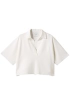 【セアン/SCEARN】のMAT SYNTHETIC ニット 人気、トレンドファッション・服の通販 founy(ファニー) ファッション Fashion レディースファッション Fashion for Women トップス・カットソー Cut & Sew Tops ニット Knit Tops & Sweaters カジュアルプルオーバー・ニットトップス Pullovers & Knit Tops / Casual Pullovers コンパクト Compact, Small Size フォルム Silhouette, Form 半袖 Short Sleeve, Half Sleeve thumbnail ECRU|ID: prp329100004483018 ipo3291000000032929810