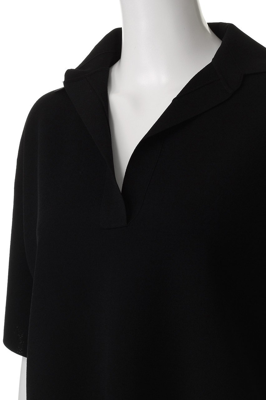 【セアン/SCEARN】のMAT SYNTHETIC ニット 人気、トレンドファッション・服の通販 founy(ファニー) 　ファッション　Fashion　レディースファッション　Fashion for Women　トップス・カットソー　Cut & Sew Tops　ニット　Knit Tops & Sweaters　カジュアルプルオーバー・ニットトップス　Pullovers & Knit Tops / Casual Pullovers　コンパクト　Compact, Small Size　フォルム　Silhouette, Form　半袖　Short Sleeve, Half Sleeve　other-5|ID: prp329100004483018 ipo3291000000032929850