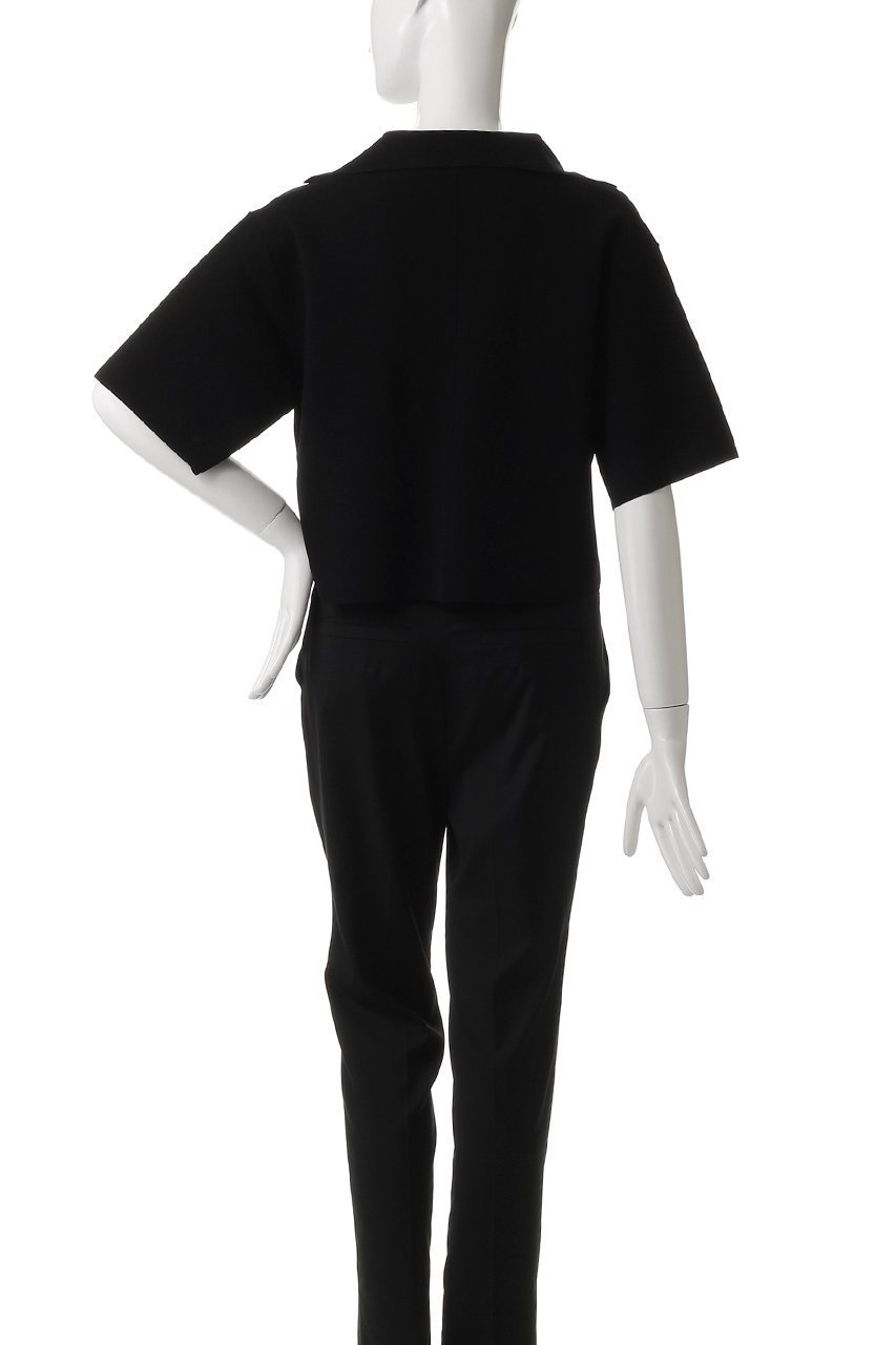 【セアン/SCEARN】のMAT SYNTHETIC ニット 人気、トレンドファッション・服の通販 founy(ファニー) 　ファッション　Fashion　レディースファッション　Fashion for Women　トップス・カットソー　Cut & Sew Tops　ニット　Knit Tops & Sweaters　カジュアルプルオーバー・ニットトップス　Pullovers & Knit Tops / Casual Pullovers　コンパクト　Compact, Small Size　フォルム　Silhouette, Form　半袖　Short Sleeve, Half Sleeve　other-4|ID: prp329100004483018 ipo3291000000036062380