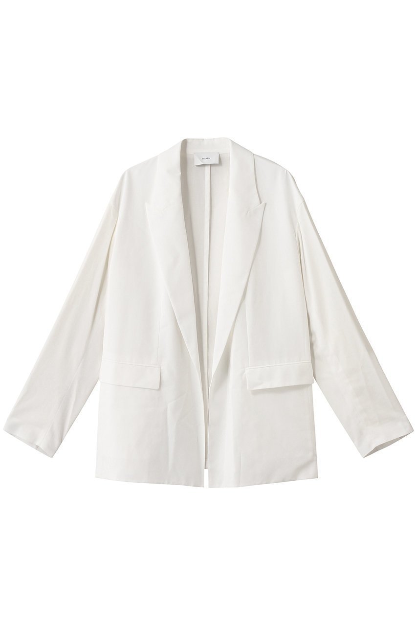 【セアン/SCEARN】のORGANIC COTTON TYPEWRITER ジャケット インテリア・キッズ・メンズ・レディースファッション・服の通販 founy(ファニー) ファッション Fashion レディースファッション Fashion for Women アウター Coat / Outerwear Collection レディースジャケット・軽アウター Jackets インナー Innerwear ジャケット Jacket, Outerwear White|ID: prp329100004483023 ipo3291000000033394252