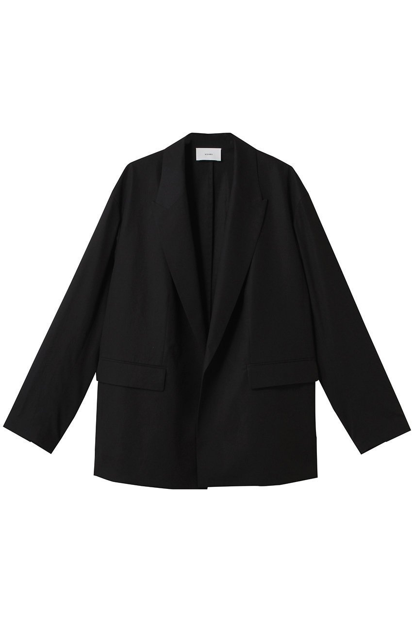 【セアン/SCEARN】のORGANIC COTTON TYPEWRITER ジャケット インテリア・キッズ・メンズ・レディースファッション・服の通販 founy(ファニー) 　ファッション　Fashion　レディースファッション　Fashion for Women　アウター　Coat / Outerwear Collection　レディースジャケット・軽アウター　Jackets　インナー　Innerwear　ジャケット　Jacket, Outerwear　BLACK|ID: prp329100004483023 ipo3291000000036061033