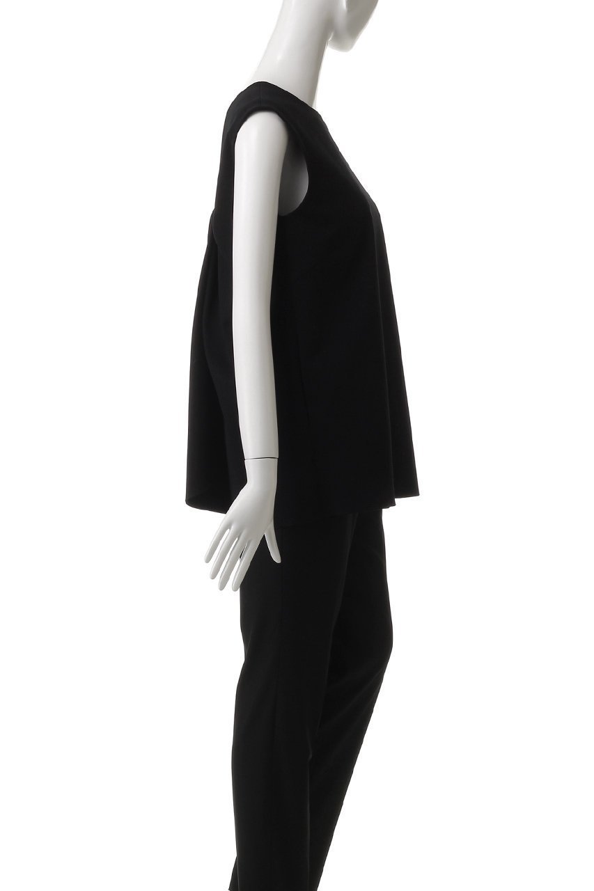 【セアン/SCEARN】のCRAPE JERSEY ブラウス 人気、トレンドファッション・服の通販 founy(ファニー) ファッション Fashion レディースファッション Fashion for Women トップス・カットソー Cut & Sew Tops キャミソール&ノースリーブ Camisoles & Sleeveless Tops シャツ・ブラウス・オフィスカジュアル Elegant Blouses & Button-Ups シンプル Simple, Minimal ジャケット Jacket, Outerwear ノースリーブ Sleeveless, No-Sleeve フォルム Silhouette, Form フロント Front, Front Design エレガント 上品 Elegant other-3|ID: prp329100004483024 ipo3291000000032840745