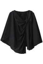 【セアン/SCEARN】のTEXTURED TWILL ブラウス/ケープ Black|ID:prp329100004483025