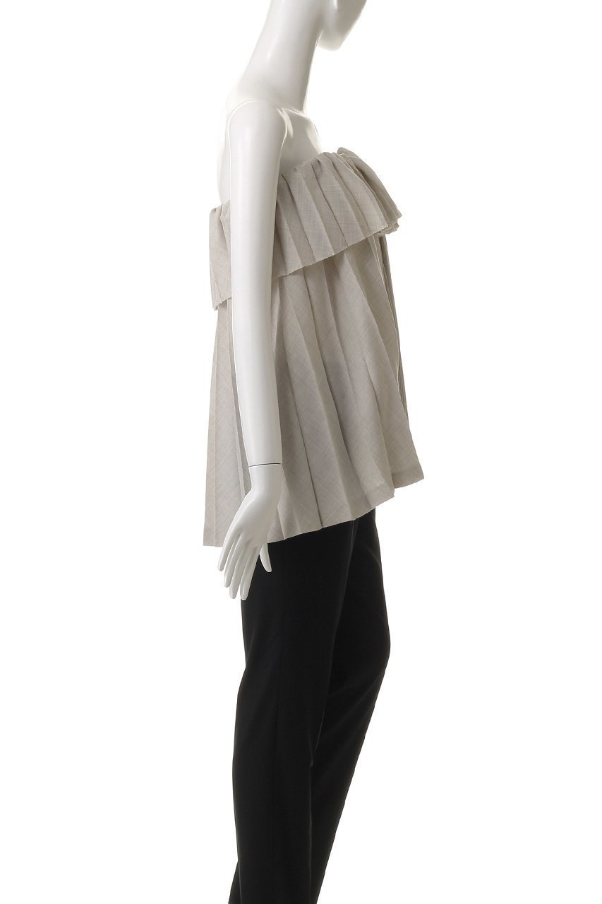 【セアン/SCEARN】のTEXTURED TWILL ノースリーブブラウス 人気、トレンドファッション・服の通販 founy(ファニー) ファッション Fashion レディースファッション Fashion for Women トップス・カットソー Cut & Sew Tops キャミソール&ノースリーブ Camisoles & Sleeveless Tops シャツ・ブラウス・オフィスカジュアル Elegant Blouses & Button-Ups コンパクト Compact, Small Size ノースリーブ Sleeveless, No-Sleeve フリル Frill, Ruffle プリーツ Pleats, Pleated other-3|ID: prp329100004483026 ipo3291000000032838442