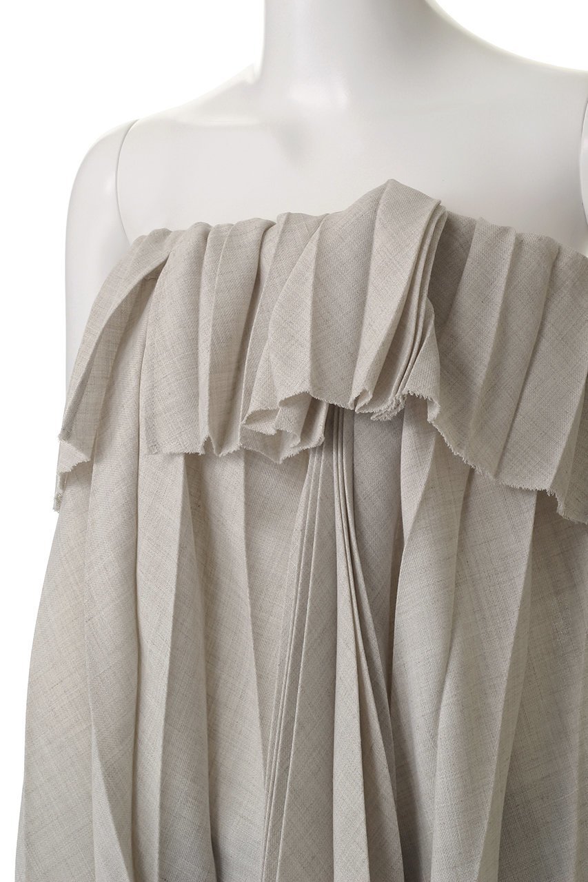 【セアン/SCEARN】のTEXTURED TWILL ノースリーブブラウス 人気、トレンドファッション・服の通販 founy(ファニー) ファッション Fashion レディースファッション Fashion for Women トップス・カットソー Cut & Sew Tops キャミソール&ノースリーブ Camisoles & Sleeveless Tops シャツ・ブラウス・オフィスカジュアル Elegant Blouses & Button-Ups コンパクト Compact, Small Size ノースリーブ Sleeveless, No-Sleeve フリル Frill, Ruffle プリーツ Pleats, Pleated other-5|ID: prp329100004483026 ipo3291000000032838451