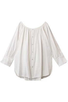 【セアン/SCEARN】のGASSED VOILE COTTON 2WAYブラウス 人気、トレンドファッション・服の通販 founy(ファニー) ファッション Fashion レディースファッション Fashion for Women トップス・カットソー Cut & Sew Tops シャツ・ブラウス・オフィスカジュアル Elegant Blouses & Button-Ups ギャザー Gathered, Ruffled スリーブ Sleeve, Long Sleeve / Short Sleeve ロング Long, Long-Length エレガント 上品 Elegant |ID:prp329100004483028