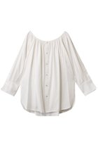 【セアン/SCEARN】のGASSED VOILE COTTON 2WAYブラウス 人気、トレンドファッション・服の通販 founy(ファニー) ファッション Fashion レディースファッション Fashion for Women トップス・カットソー Cut & Sew Tops シャツ・ブラウス・オフィスカジュアル Elegant Blouses & Button-Ups ギャザー Gathered, Ruffled スリーブ Sleeve, Long Sleeve / Short Sleeve ロング Long, Long-Length エレガント 上品 Elegant thumbnail WHITE|ID: prp329100004483028 ipo3291000000032838523