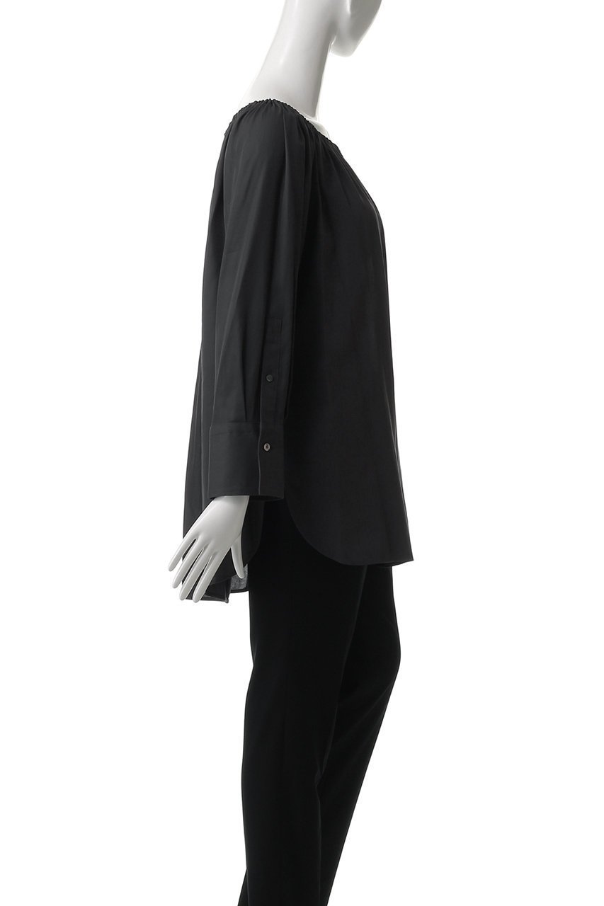 【セアン/SCEARN】のGASSED VOILE COTTON 2WAYブラウス 人気、トレンドファッション・服の通販 founy(ファニー) 　ファッション　Fashion　レディースファッション　Fashion for Women　トップス・カットソー　Cut & Sew Tops　シャツ・ブラウス・オフィスカジュアル　Elegant Blouses & Button-Ups　ギャザー　Gathered, Ruffled　スリーブ　Sleeve, Long Sleeve / Short Sleeve　ロング　Long, Long-Length　エレガント 上品　Elegant　other-3|ID: prp329100004483028 ipo3291000000032838539