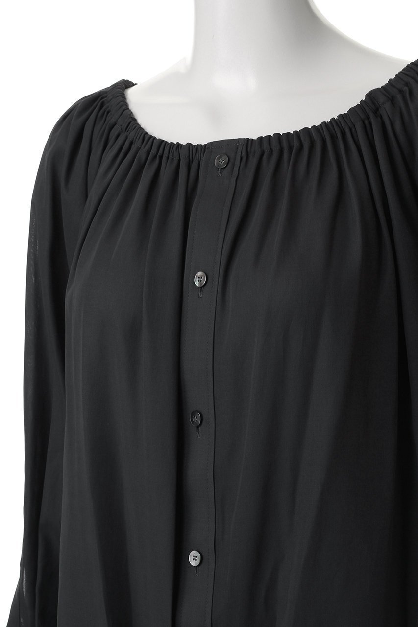 【セアン/SCEARN】のGASSED VOILE COTTON 2WAYブラウス 人気、トレンドファッション・服の通販 founy(ファニー) 　ファッション　Fashion　レディースファッション　Fashion for Women　トップス・カットソー　Cut & Sew Tops　シャツ・ブラウス・オフィスカジュアル　Elegant Blouses & Button-Ups　ギャザー　Gathered, Ruffled　スリーブ　Sleeve, Long Sleeve / Short Sleeve　ロング　Long, Long-Length　エレガント 上品　Elegant　other-5|ID: prp329100004483028 ipo3291000000032838548