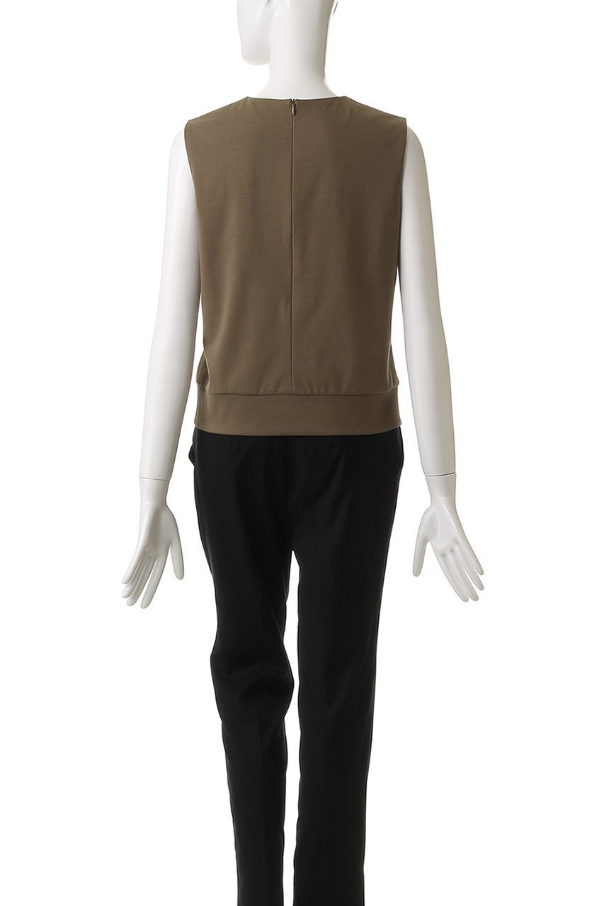 【エステータ/esteta】のファインダブルジャージータックデザインカットソー 人気、トレンドファッション・服の通販 founy(ファニー) 　ファッション　Fashion　レディースファッション　Fashion for Women　トップス・カットソー　Cut & Sew Tops　シャツ・ブラウス・オフィスカジュアル　Elegant Blouses & Button-Ups　ロングTシャツ・Tシャツ　Longline T-Shirts & Tees　カットソー・ベーシックTシャツ　Cut-and-Sewn Tops / Stretch Tees & Basics　ショート　Short, Short Length　スリーブ　Sleeve, Long Sleeve / Short Sleeve　ボトム　Bottoms, Lower Wear　other-4|ID: prp329100004483030 ipo3291000000032854739