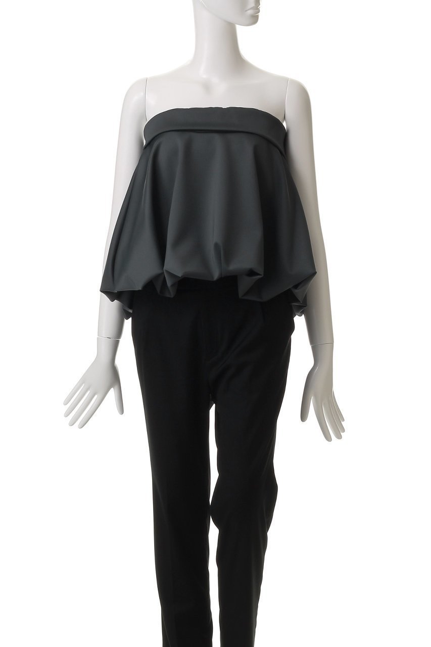 【エステータ/esteta】のスキューババルーンヘムビスチェ 人気、トレンドファッション・服の通販 founy(ファニー) 　ファッション　Fashion　レディースファッション　Fashion for Women　トップス・カットソー　Cut & Sew Tops　キャミソール&ノースリーブ　Camisoles & Sleeveless Tops　シャツ・ブラウス・オフィスカジュアル　Elegant Blouses & Button-Ups　ビスチェ　Bustiers & Corset Tops / Layered Bustier Style　おすすめ　Recommended / Our Picks　ノースリーブ　Sleeveless, No-Sleeve　ビスチェ　Bustier, Corset Top　フォルム　Silhouette, Form　再入荷　Restock / Back in Stock　other-2|ID: prp329100004483033 ipo3291000000032838619