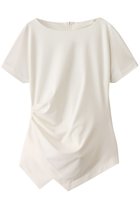 【エステータ/esteta】のトリアセストレッチクロスタックブラウス 人気、トレンドファッション・服の通販 founy(ファニー) ファッション Fashion レディースファッション Fashion for Women トップス・カットソー Cut & Sew Tops シャツ・ブラウス・オフィスカジュアル Elegant Blouses & Button-Ups ショート Short, Short Length シンプル Simple, Minimal スリーブ Sleeve, Long Sleeve / Short Sleeve thumbnail ホワイト|ID: prp329100004483034 ipo3291000000032838666