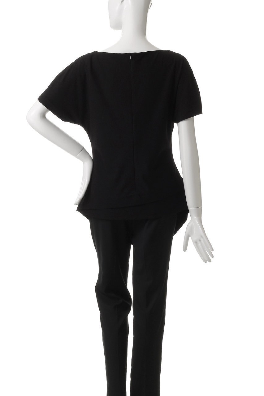 【エステータ/esteta】のトリアセストレッチクロスタックブラウス 人気、トレンドファッション・服の通販 founy(ファニー) 　ファッション　Fashion　レディースファッション　Fashion for Women　トップス・カットソー　Cut & Sew Tops　シャツ・ブラウス・オフィスカジュアル　Elegant Blouses & Button-Ups　ショート　Short, Short Length　シンプル　Simple, Minimal　スリーブ　Sleeve, Long Sleeve / Short Sleeve　other-4|ID: prp329100004483034 ipo3291000000032838684