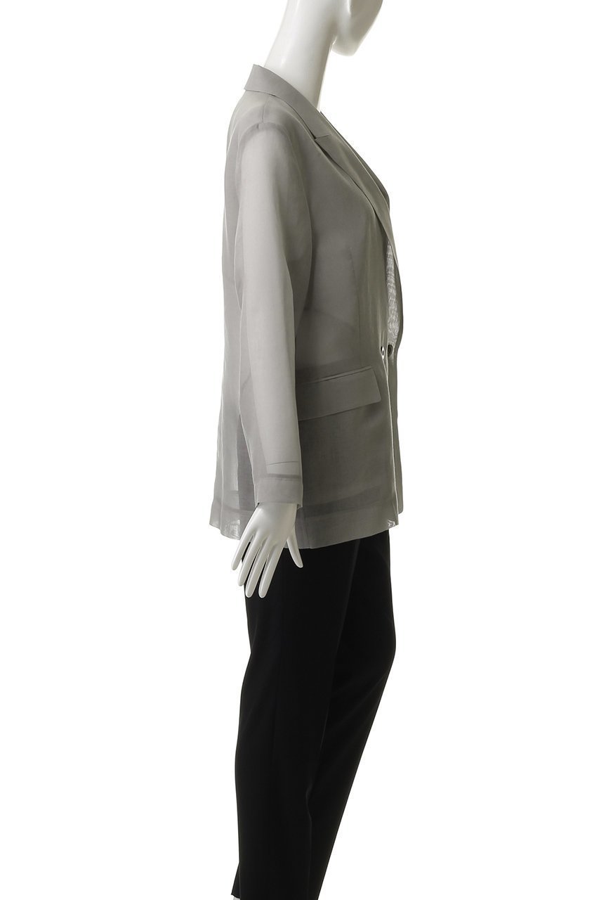 【エブール/ebure】のソフトオーガンジー オーバーサイズジャケット 人気、トレンドファッション・服の通販 founy(ファニー) 　ファッション　Fashion　レディースファッション　Fashion for Women　アウター　Coat / Outerwear Collection　レディースジャケット・軽アウター　Jackets　オーガンジー　Organza Fabric　ジャケット　Jacket, Outerwear　スタイリッシュ　Stylish, Fashionable　ボトム　Bottoms, Lower Wear　夏　Summer　other-3|ID: prp329100004483037 ipo3291000000032812527