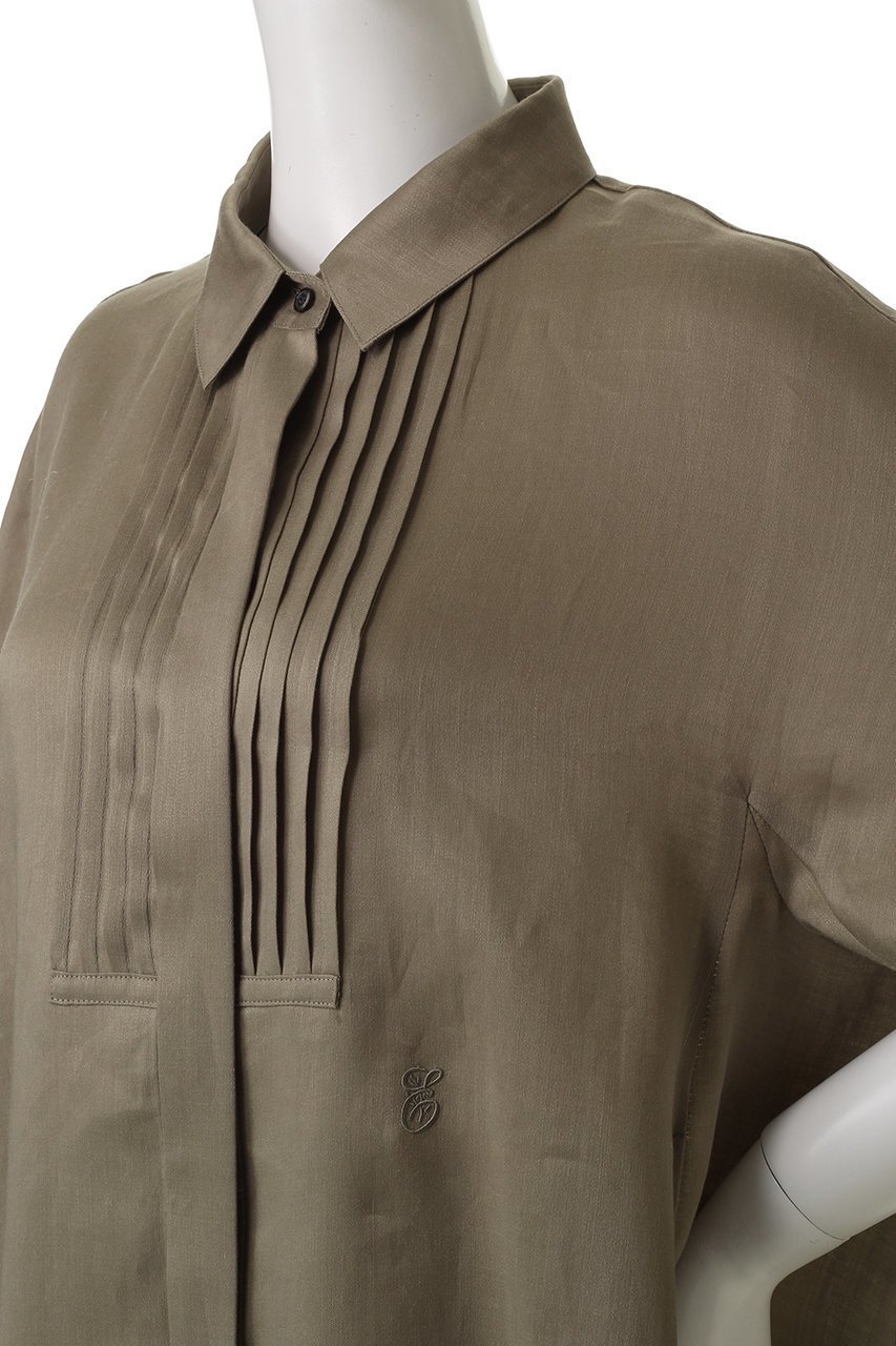 【エブール/ebure】のラミーサテン シャツワンピース 人気、トレンドファッション・服の通販 founy(ファニー) 　ファッション　Fashion　レディースファッション　Fashion for Women　ワンピース　Dresses　シャツワンピース / 1枚で着映えコーデ　Shirt Dresses　チュニック　Tunic Tops & Dresses　クラシック　Classic, Timeless Style　サテン　Satin, Glossy Fabric　サマー　Summer, Summer Style　チュニック　Tunic, Long Top　ワンポイント　One Point, Statement Accent　夏　Summer　other-5|ID: prp329100004483039 ipo3291000000032716191