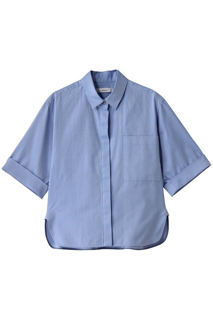 【エブール/ebure】のコットンヘリンボーン ハーフスリーブシャツ インテリア・キッズ・メンズ・レディースファッション・服の通販 founy(ファニー) https://founy.com/ ファッション Fashion レディースファッション WOMEN トップス・カットソー Tops/Tshirt シャツ/ブラウス Shirts/Blouses おすすめ Recommend ショート Short スリーブ Sleeve セットアップ Set Up バランス Balance ヘリンボーン Herringbone マニッシュ Mannish 半袖 Short Sleeve |ID: prp329100004483043 ipo3291000000031629914