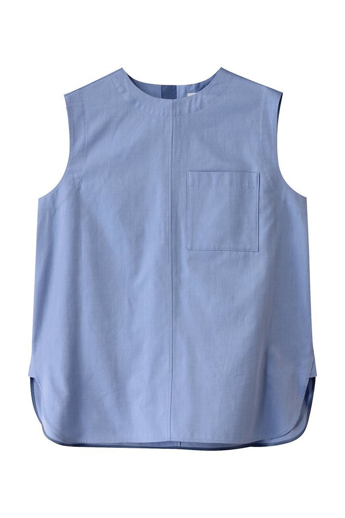 【エブール/ebure】のコットンヘリンボーン ノースリーブブラウス インテリア・キッズ・メンズ・レディースファッション・服の通販 founy(ファニー) https://founy.com/ ファッション Fashion レディースファッション WOMEN トップス・カットソー Tops/Tshirt キャミソール / ノースリーブ No Sleeves シャツ/ブラウス Shirts/Blouses おすすめ Recommend シンプル Simple ノースリーブ No Sleeve フロント Front ヘリンボーン Herringbone ヨーク Yoke |ID: prp329100004483044 ipo3291000000031629928