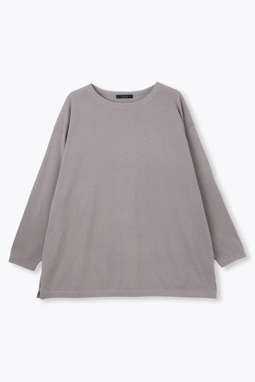 【レリル/lelill】のハイテクFLUFFY P/O(オーバーサイズ) インテリア・キッズ・メンズ・レディースファッション・服の通販 founy(ファニー) 　ファッション　Fashion　レディースファッション　Fashion for Women　トップス・カットソー　Cut & Sew Tops　ニット　Knit Tops & Sweaters　カジュアルプルオーバー・ニットトップス　Pullovers & Knit Tops / Casual Pullovers　ベーシック　Basic, Essential　リラックス　Relax, Relaxed Fit　洗える　Machine Washable　グレー|ID: prp329100004483046 ipo3291000000032919063