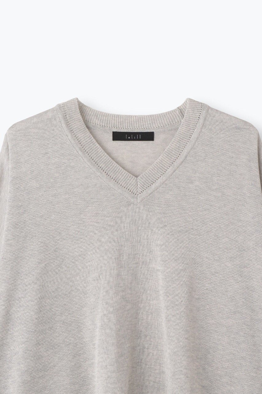 【レリル/lelill】の【日本製】ワイドV PO 人気、トレンドファッション・服の通販 founy(ファニー) 　ファッション　Fashion　レディースファッション　Fashion for Women　トップス・カットソー　Cut & Sew Tops　ニット　Knit Tops & Sweaters　カジュアルプルオーバー・ニットトップス　Pullovers & Knit Tops / Casual Pullovers　ニットソー　Knit-Sewn, Cut & Sew Knit　ベーシック　Basic, Essential　ワイド　Wide, Wide Fit　夏　Summer　定番　Standard, Basic Item　抗菌　Antibacterial, Bacteria-Resistant　日本製　Made In Japan　other-2|ID: prp329100004483047 ipo3291000000032953177