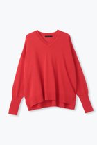 【レリル/lelill】の【日本製】ワイドV PO 人気、トレンドファッション・服の通販 founy(ファニー) ファッション Fashion レディースファッション Fashion for Women トップス・カットソー Cut & Sew Tops ニット Knit Tops & Sweaters カジュアルプルオーバー・ニットトップス Pullovers & Knit Tops / Casual Pullovers ニットソー Knit-Sewn, Cut & Sew Knit ベーシック Basic, Essential ワイド Wide, Wide Fit 夏 Summer 定番 Standard, Basic Item 抗菌 Antibacterial, Bacteria-Resistant 日本製 Made In Japan thumbnail レッド|ID: prp329100004483047 ipo3291000000036530745