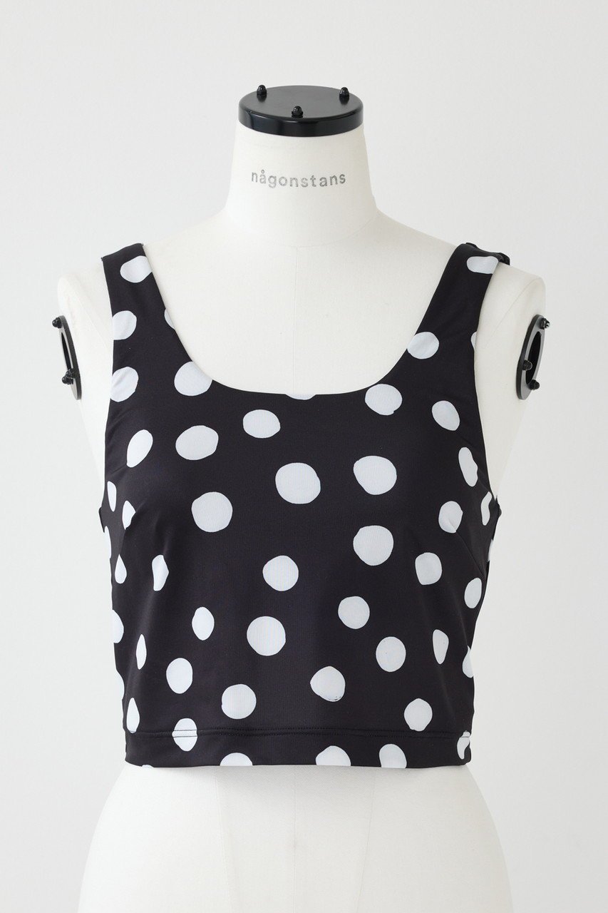 【ナゴンスタンス/nagonstans】の【4/16 12:00販売開始】Hand-drawn dot swim TOP/スイムウェア・水着 インテリア・キッズ・メンズ・レディースファッション・服の通販 founy(ファニー) 　ファッション　Fashion　レディースファッション　WOMEN　水着　Swimwear　水着　Swimwear　シンプル　Simple　スクエア　Square　スポーツ　Sports　タンク　Tank　ドット　Dot　プリント　Print　手描き　Hand Drawn　NEW・新作・新着・新入荷　New Arrivals　水着　Swimsuit　Black|ID: prp329100004485112 ipo3291000000031615571