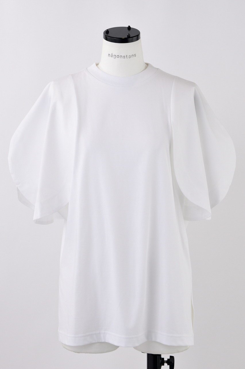 【ナゴンスタンス/nagonstans】のサイロ天竺 サークルスリーブT/SH Tシャツ 人気、トレンドファッション・服の通販 founy(ファニー) 　ファッション　Fashion　レディースファッション　WOMEN　トップス・カットソー　Tops/Tshirt　シャツ/ブラウス　Shirts/Blouses　ロング / Tシャツ　T-Shirts　カットソー　Cut and Sewn　サークル　Circle　ショート　Short　スリーブ　Sleeve　エレガント 上品　Elegant　 other-1|ID: prp329100004485121 ipo3291000000031615619