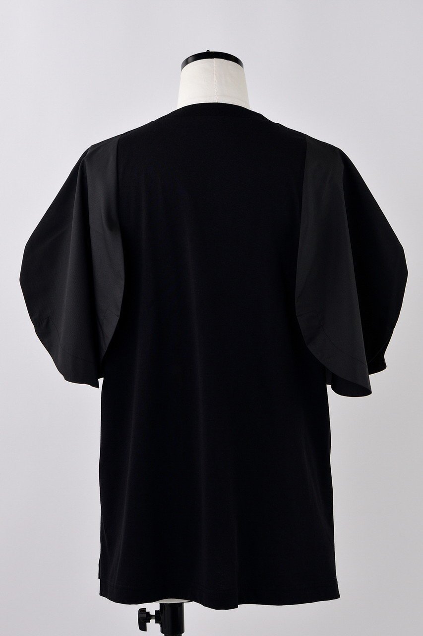 【ナゴンスタンス/nagonstans】のサイロ天竺 サークルスリーブT/SH Tシャツ 人気、トレンドファッション・服の通販 founy(ファニー) 　ファッション　Fashion　レディースファッション　WOMEN　トップス・カットソー　Tops/Tshirt　シャツ/ブラウス　Shirts/Blouses　ロング / Tシャツ　T-Shirts　カットソー　Cut and Sewn　サークル　Circle　ショート　Short　スリーブ　Sleeve　エレガント 上品　Elegant　other-3|ID: prp329100004485121 ipo3291000000031615623