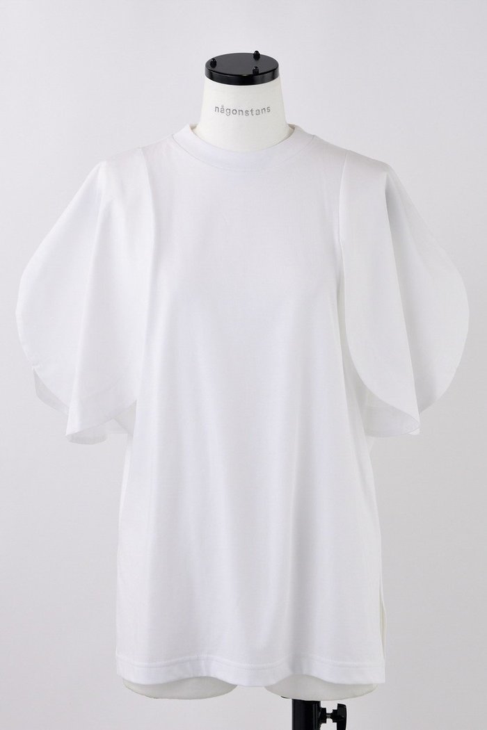 【ナゴンスタンス/nagonstans】のサイロ天竺 サークルスリーブT/SH Tシャツ インテリア・キッズ・メンズ・レディースファッション・服の通販 founy(ファニー) https://founy.com/ ファッション Fashion レディースファッション Fashion for Women トップス・カットソー Cut & Sew Tops シャツ・ブラウス・オフィスカジュアル Elegant Blouses & Button-Ups ロングTシャツ・Tシャツ Longline T-Shirts & Tees カットソー・ベーシックTシャツ Cut-and-Sewn Tops / Stretch Tees & Basics サークル Circle, Round Design ショート Short, Short Length スリーブ Sleeve, Long Sleeve / Short Sleeve エレガント 上品 Elegant |ID: prp329100004485121 ipo3291000000032851804