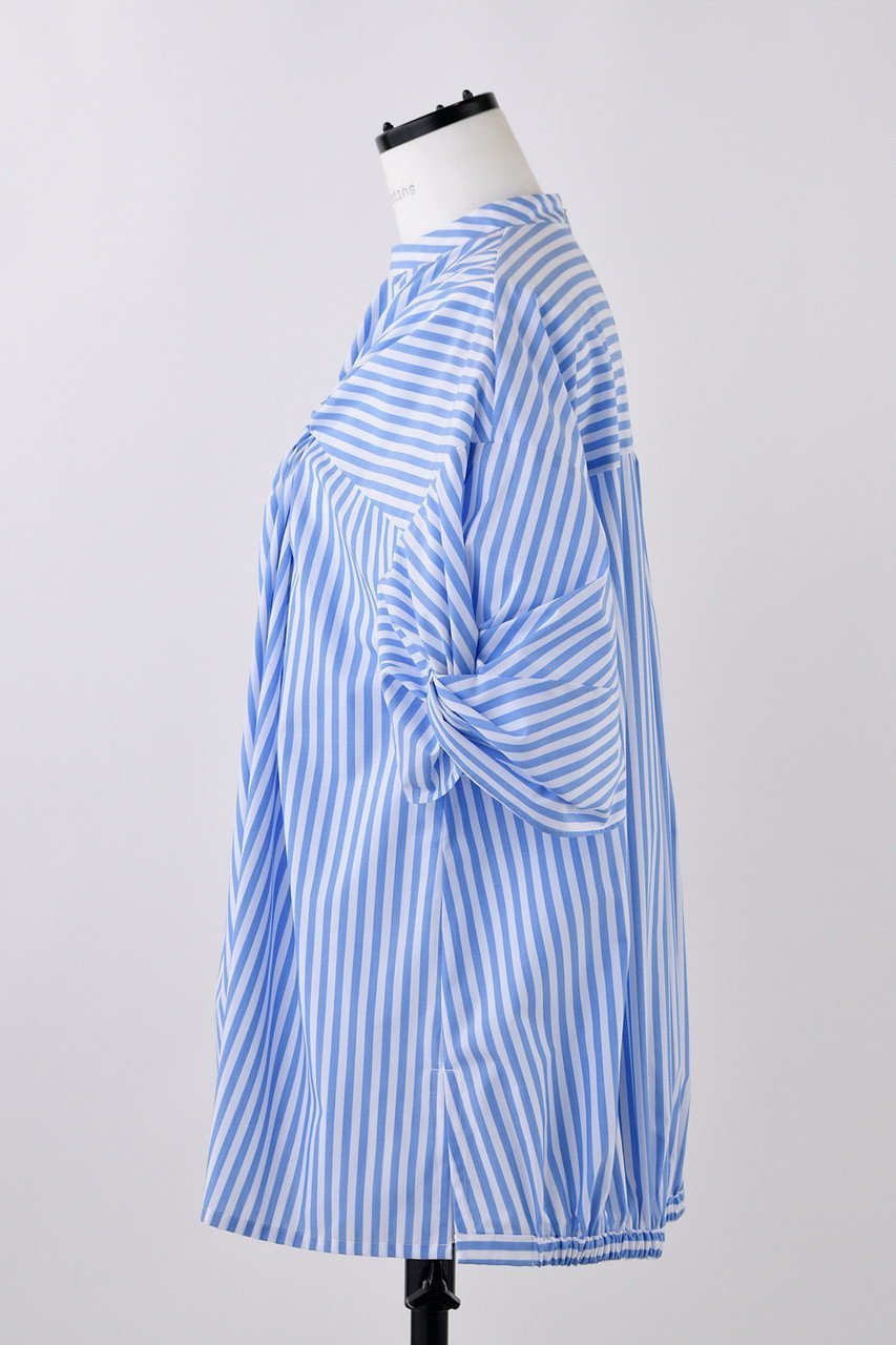 【ナゴンスタンス/nagonstans】のLondon Stripe TwistバルーンP.O/プルオーバー 人気、トレンドファッション・服の通販 founy(ファニー) ファッション Fashion レディースファッション Fashion for Women トップス・カットソー Cut & Sew Tops シャツ・ブラウス・オフィスカジュアル Elegant Blouses & Button-Ups カジュアルプルオーバー・ニットトップス Pullovers & Knit Tops / Casual Pullovers スリーブ Sleeve, Long Sleeve / Short Sleeve バルーン Balloon, Balloon Silhouette ロング Long, Long-Length other-2|ID: prp329100004485124 ipo3291000000032836186