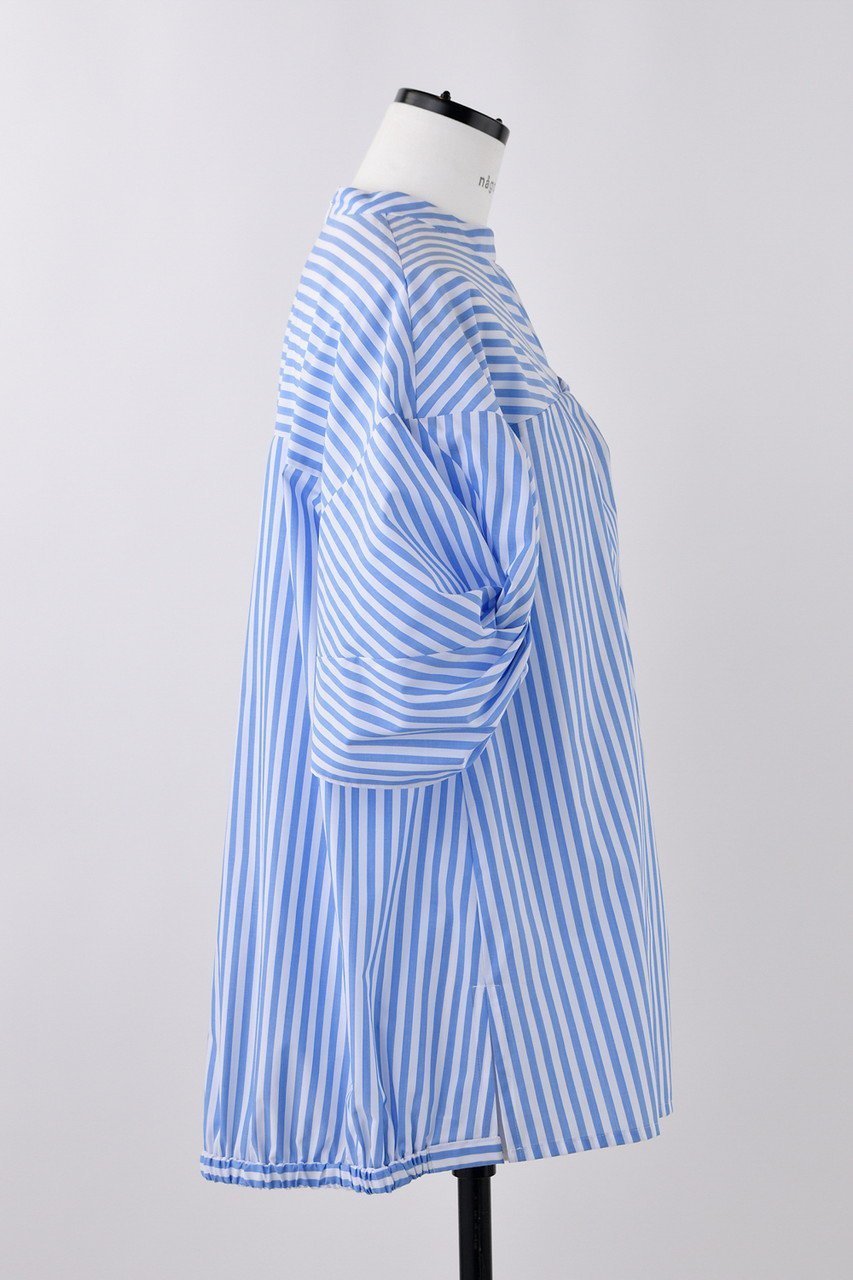 【ナゴンスタンス/nagonstans】のLondon Stripe TwistバルーンP.O/プルオーバー 人気、トレンドファッション・服の通販 founy(ファニー) ファッション Fashion レディースファッション Fashion for Women トップス・カットソー Cut & Sew Tops シャツ・ブラウス・オフィスカジュアル Elegant Blouses & Button-Ups カジュアルプルオーバー・ニットトップス Pullovers & Knit Tops / Casual Pullovers スリーブ Sleeve, Long Sleeve / Short Sleeve バルーン Balloon, Balloon Silhouette ロング Long, Long-Length other-4|ID: prp329100004485124 ipo3291000000032836196