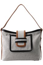 【ピエール アルディ/PIERRE HARDY】のALPHA DAY キャンバスコンビショルダーバッグ 人気、トレンドファッション・服の通販 founy(ファニー) ファッション Fashion レディースファッション Fashion for Women バッグ Bags キャンバス Canvas, Canvas Fabric フロント Front, Front Design ポケット Pocket, Pocket Detail thumbnail ベージュ×ブラック×キャメル|ID: prp329100004485151 ipo3291000000032779221