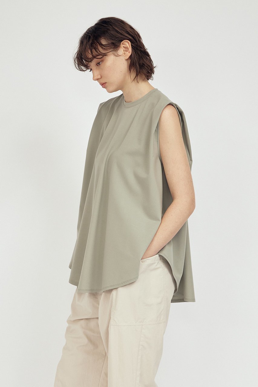 【フローレント/FLORENT】のストレッチ ポンチ ノースリーブ トップス 人気、トレンドファッション・服の通販 founy(ファニー) 　ファッション　Fashion　レディースファッション　WOMEN　トップス・カットソー　Tops/Tshirt　キャミソール / ノースリーブ　No Sleeves　シャツ/ブラウス　Shirts/Blouses　ロング / Tシャツ　T-Shirts　カットソー　Cut and Sewn　キャミソール　Camisole　シンプル　Simple　ストレッチ　Stretch　タンク　Tank　ノースリーブ　No Sleeve　今季　This Season　再入荷　Restock/Back In Stock/Re Arrival　other-7|ID: prp329100004485152 ipo3291000000031729547