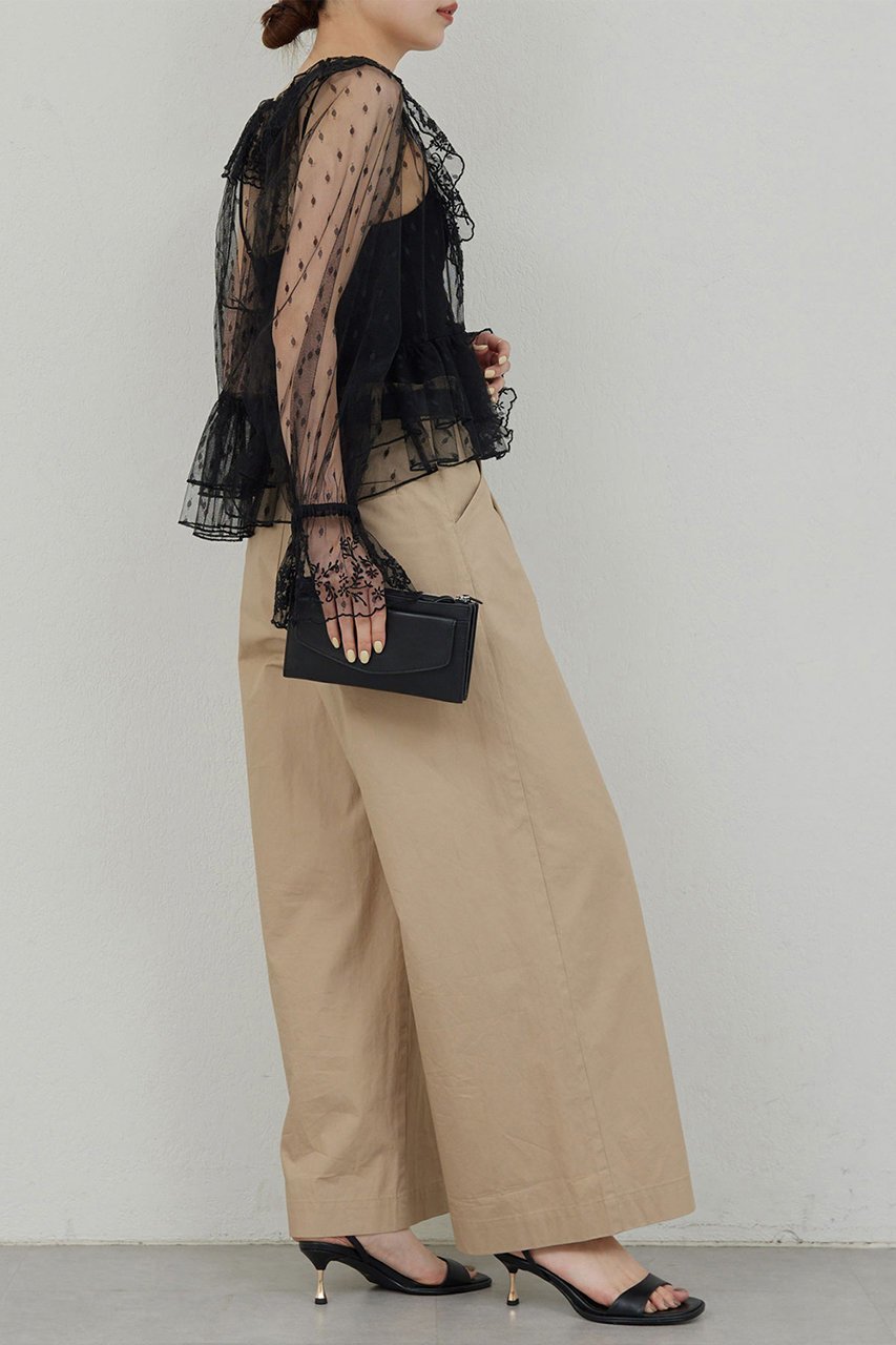 【ガリャルダガランテ/GALLARDAGALANTE】のタックウェザーパンツ 人気、トレンドファッション・服の通販 founy(ファニー) ファッション Fashion レディースファッション Fashion for Women パンツ Pants & Trousers other-7|ID: prp329100004485170 ipo3291000000033664197