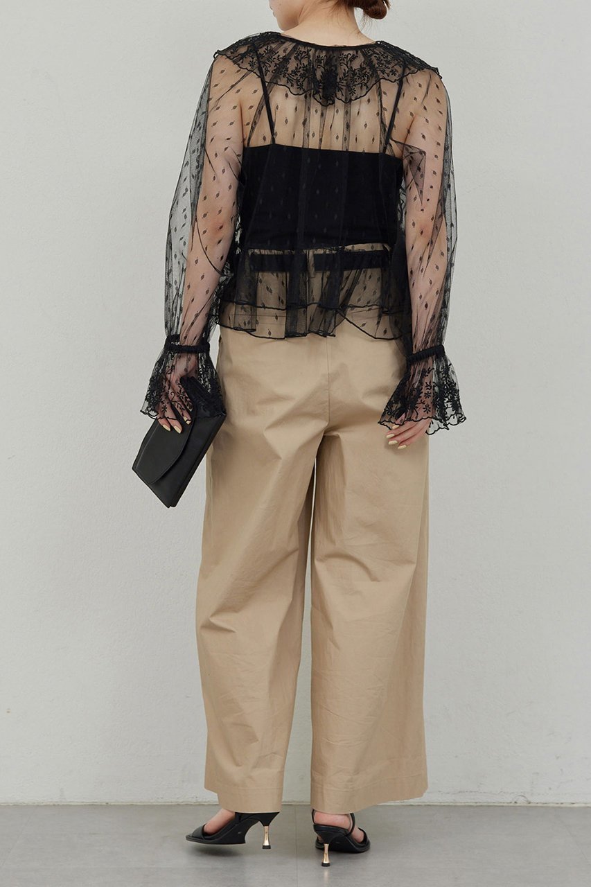 【ガリャルダガランテ/GALLARDAGALANTE】のタックウェザーパンツ 人気、トレンドファッション・服の通販 founy(ファニー) ファッション Fashion レディースファッション Fashion for Women パンツ Pants & Trousers other-8|ID: prp329100004485170 ipo3291000000033664200