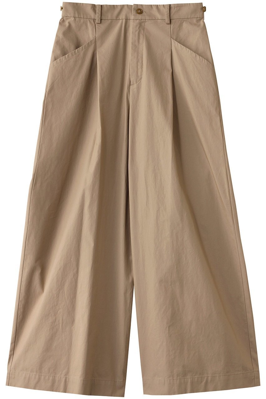【ガリャルダガランテ/GALLARDAGALANTE】のタックウェザーパンツ インテリア・キッズ・メンズ・レディースファッション・服の通販 founy(ファニー) 　ファッション　Fashion　レディースファッション　Fashion for Women　パンツ　Pants & Trousers　ベージュ|ID: prp329100004485170 ipo3291000000036063382