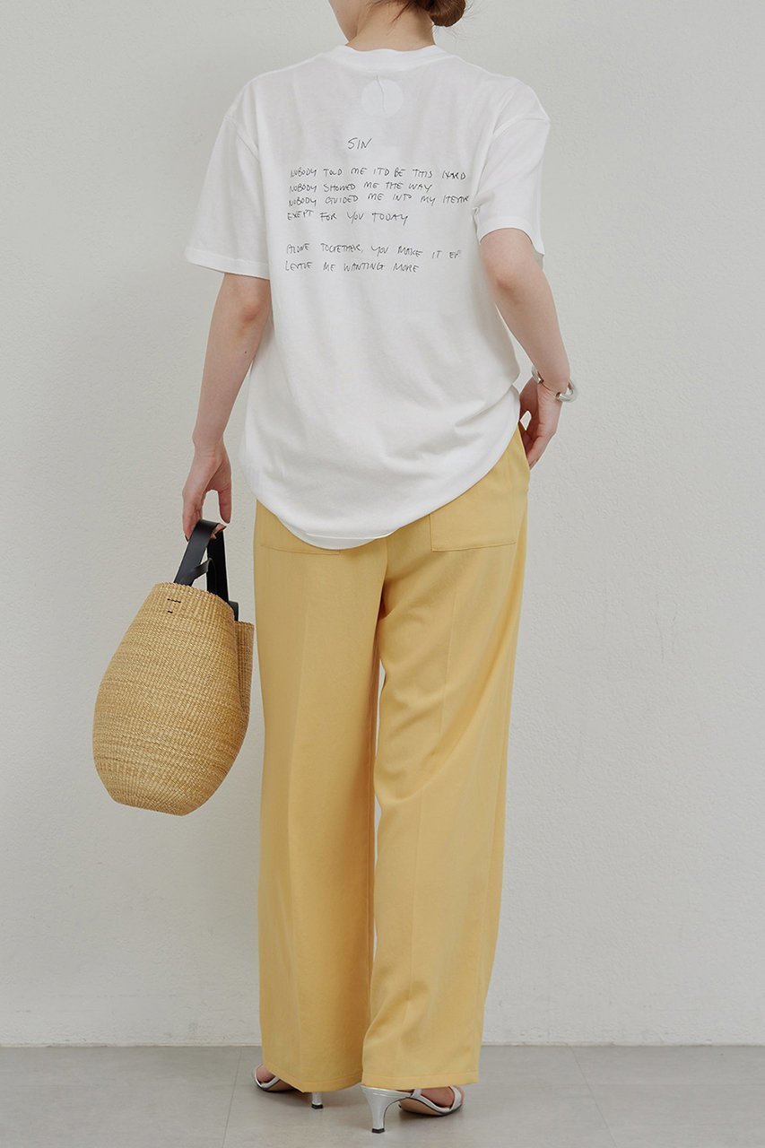 【ガリャルダガランテ/GALLARDAGALANTE】の【ANINEBING】WALKER TEE LYRICS 人気、トレンドファッション・服の通販 founy(ファニー) 　ファッション　Fashion　レディースファッション　WOMEN　トップス・カットソー　Tops/Tshirt　シャツ/ブラウス　Shirts/Blouses　ロング / Tシャツ　T-Shirts　カットソー　Cut and Sewn　ショート　Short　シンプル　Simple　スラックス　Slacks　スリーブ　Sleeve　デニム　Denim　フロント　Front　プリント　Print　ルーズ　Loose　other-8|ID: prp329100004485174 ipo3291000000032000586