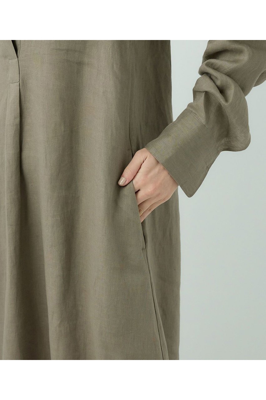 【カオス/Chaos】のアガサチャンパカワンピース 人気、トレンドファッション・服の通販 founy(ファニー) 　ファッション　Fashion　レディースファッション　Fashion for Women　ワンピース　Dresses　チュニック　Tunic Tops & Dresses　キャンバス　Canvas, Canvas Fabric　サンダル　Sandals, Summer Shoes　チュニック　Tunic, Long Top　フラット　Flat, Flat Shoes　フランス　France, French　フレンチ　French, French Style　リネン　Linen, Linen Fabric　ロング　Long, Long-Length　ワッシャー　Washer, Crinkled Finish　再入荷　Restock / Back in Stock　吸水　Absorbent, Quick-Dry　夏　Summer　other-8|ID: prp329100004485190 ipo3291000000032807928