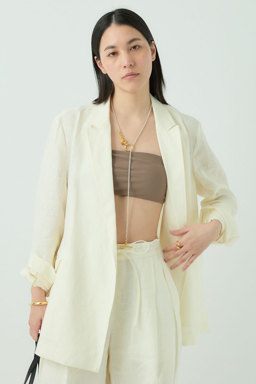 【カオス/Chaos】のアガサチャンパカジャケット 人気、トレンドファッション・服の通販 founy(ファニー) 　ファッション　Fashion　レディースファッション　Fashion for Women　アウター　Coat / Outerwear Collection　レディースジャケット・軽アウター　Jackets　おすすめ　Recommended / Our Picks　キャンバス　Canvas, Canvas Fabric　ジャケット　Jacket, Outerwear　セットアップ　Set-Up, Coordinated Outfit　ダブル　Double, Double-Breasted　フランス　France, French　フレンチ　French, French Style　ポケット　Pocket, Pocket Detail　リネン　Linen, Linen Fabric　ワッシャー　Washer, Crinkled Finish　吸水　Absorbent, Quick-Dry　夏　Summer　 other-1|ID: prp329100004485192 ipo3291000000032953290