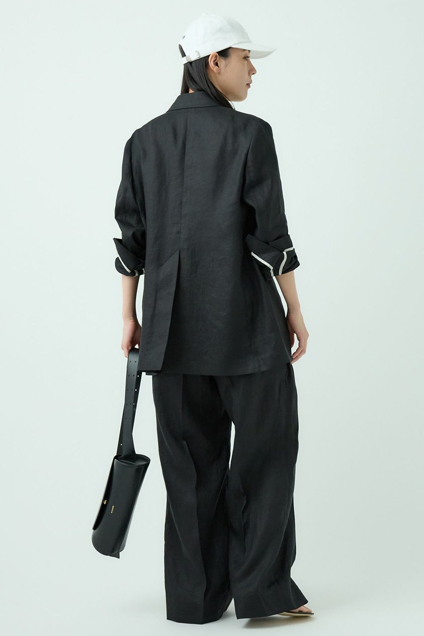 【カオス/Chaos】のアガサチャンパカジャケット 人気、トレンドファッション・服の通販 founy(ファニー) 　ファッション　Fashion　レディースファッション　Fashion for Women　アウター　Coat / Outerwear Collection　レディースジャケット・軽アウター　Jackets　おすすめ　Recommended / Our Picks　キャンバス　Canvas, Canvas Fabric　ジャケット　Jacket, Outerwear　セットアップ　Set-Up, Coordinated Outfit　ダブル　Double, Double-Breasted　フランス　France, French　フレンチ　French, French Style　ポケット　Pocket, Pocket Detail　リネン　Linen, Linen Fabric　ワッシャー　Washer, Crinkled Finish　吸水　Absorbent, Quick-Dry　夏　Summer　other-5|ID: prp329100004485192 ipo3291000000032953314