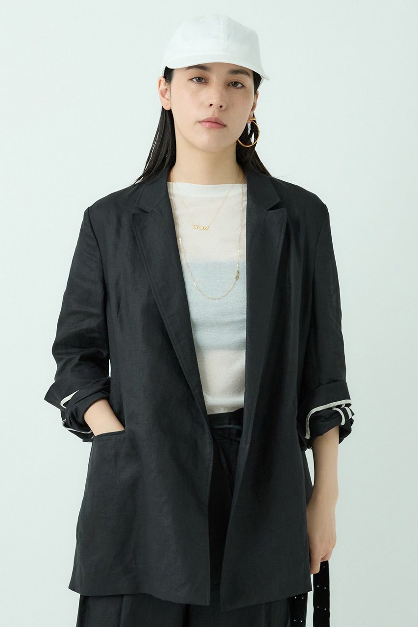 【カオス/Chaos】のアガサチャンパカジャケット 人気、トレンドファッション・服の通販 founy(ファニー) 　ファッション　Fashion　レディースファッション　Fashion for Women　アウター　Coat / Outerwear Collection　レディースジャケット・軽アウター　Jackets　おすすめ　Recommended / Our Picks　キャンバス　Canvas, Canvas Fabric　ジャケット　Jacket, Outerwear　セットアップ　Set-Up, Coordinated Outfit　ダブル　Double, Double-Breasted　フランス　France, French　フレンチ　French, French Style　ポケット　Pocket, Pocket Detail　リネン　Linen, Linen Fabric　ワッシャー　Washer, Crinkled Finish　吸水　Absorbent, Quick-Dry　夏　Summer　other-6|ID: prp329100004485192 ipo3291000000032953320