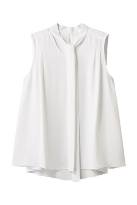 【アルアバイル/allureville】のマットサテンボウタイブラウス 人気、トレンドファッション・服の通販 founy(ファニー) ファッション Fashion レディースファッション Fashion for Women トップス・カットソー Cut & Sew Tops キャミソール&ノースリーブ Camisoles & Sleeveless Tops シャツ・ブラウス・オフィスカジュアル Elegant Blouses & Button-Ups エレガント 上品 Elegant サテン Satin, Glossy Fabric デニム Denim, Jeans Material ノースリーブ Sleeveless, No-Sleeve 再入荷 Restock / Back in Stock |ID:prp329100004485201